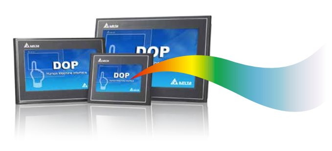 hmi delta dop-100 hien thi sac net